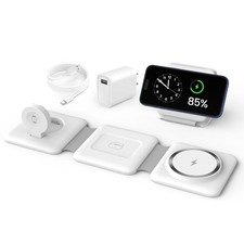 Charging Station for Apple Multiple Devices 3 in 1 Foldable Magnetic Wireless