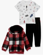 Levi's Baby Boys' Graphic T-shirt, Sweatshirt and Joggers 3-piece Set - 3T