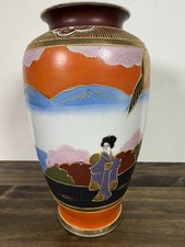 艺妓花瓶日本古董花瓶| eBay