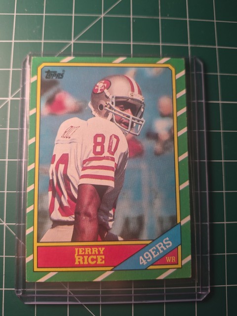 1986 Topps Jerry Rice #161 Rookie Card RC