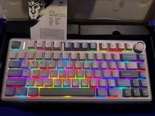 Aula F75 Pro Mechanical Keyboard 75 Wireless, Hot-Swappable, RGB Green