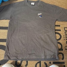 Rare Ben Davis Dark Gray T-Shirt Large with Embroidered Logo Japan