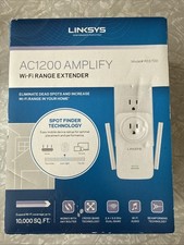 Linksys RE6700 Amplify Dual Band High-Power Wi-Fi Gigabit Range Extender AC1200