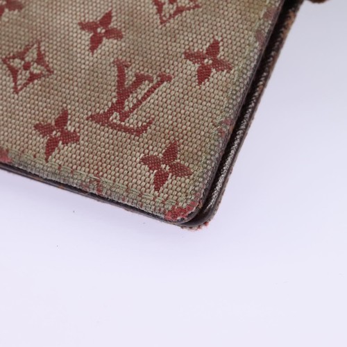 LOUIS VUITTON Monogramma Mini Agenda PM Day Planner Cover Rosso R20912 Autentico 113615 - Foto 14 di 22