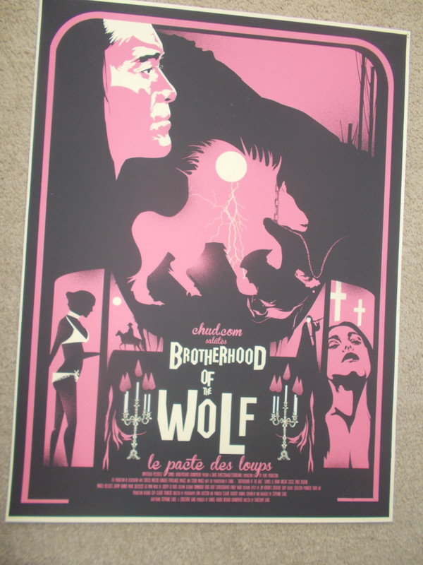 BROTHERHOOD OF THE WOLF BY CHUD.COM ARTIST SIGNED 1/50 FERNANDO REZA IN VGT 2012