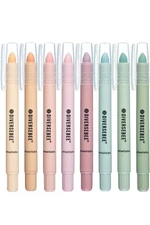 DIVERSEBEE No-Bleed Bible Highlighters & Pens 8-Pack Assorted Pastel Gel