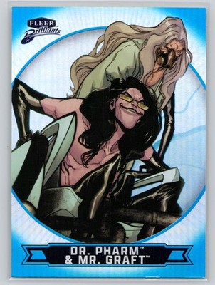 Dr. Pharm & Mr. Graft 2025 Fleer Brilliants Superman Blue #90