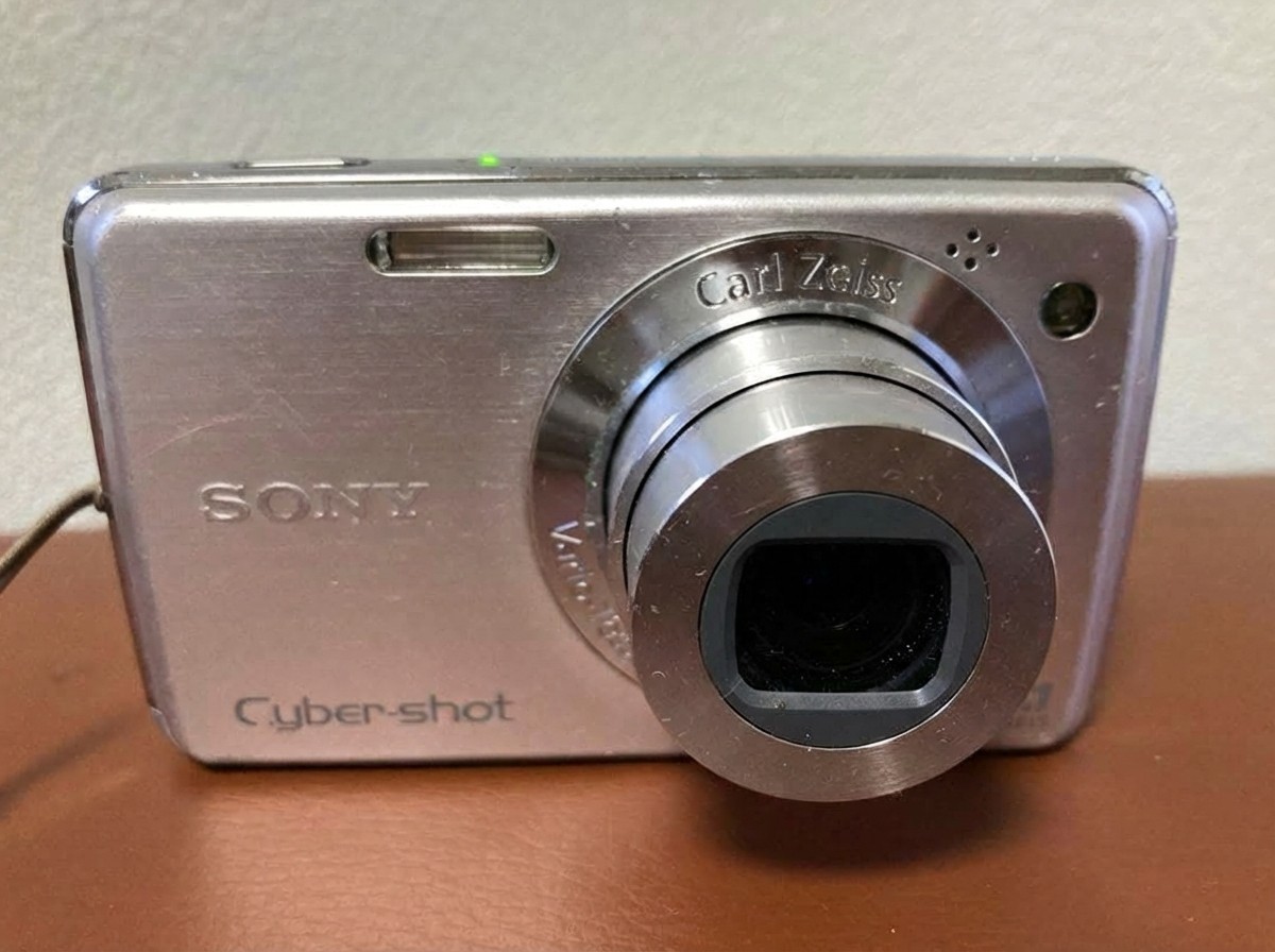 Sony Cyber-shot DSC-W220 12.1MP Digital Camera - Silver for sale