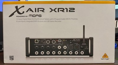 Behringer X Air XR12 12-Kanal Tablet-gesteuerter Digitalmixer gebraucht