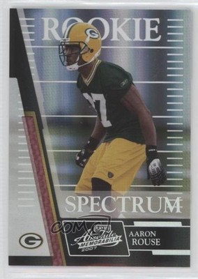 2007 Playoff Absolute Memorabilia Spectrum Silver /100 Aaron Rouse Rookie RC 0f8