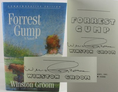 Forrest Gump   SIGNED   Winston Groom Commemorative Edition HBDJ NEW + COA