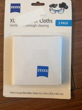 ZEISS XL Microfiber Cleaning Cloths 3 Pack 12 x 16 Inches New