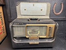 Vintage Zenith Trans Oceanic Model 5H40 Wavemagnet Sold For Parts Not Working