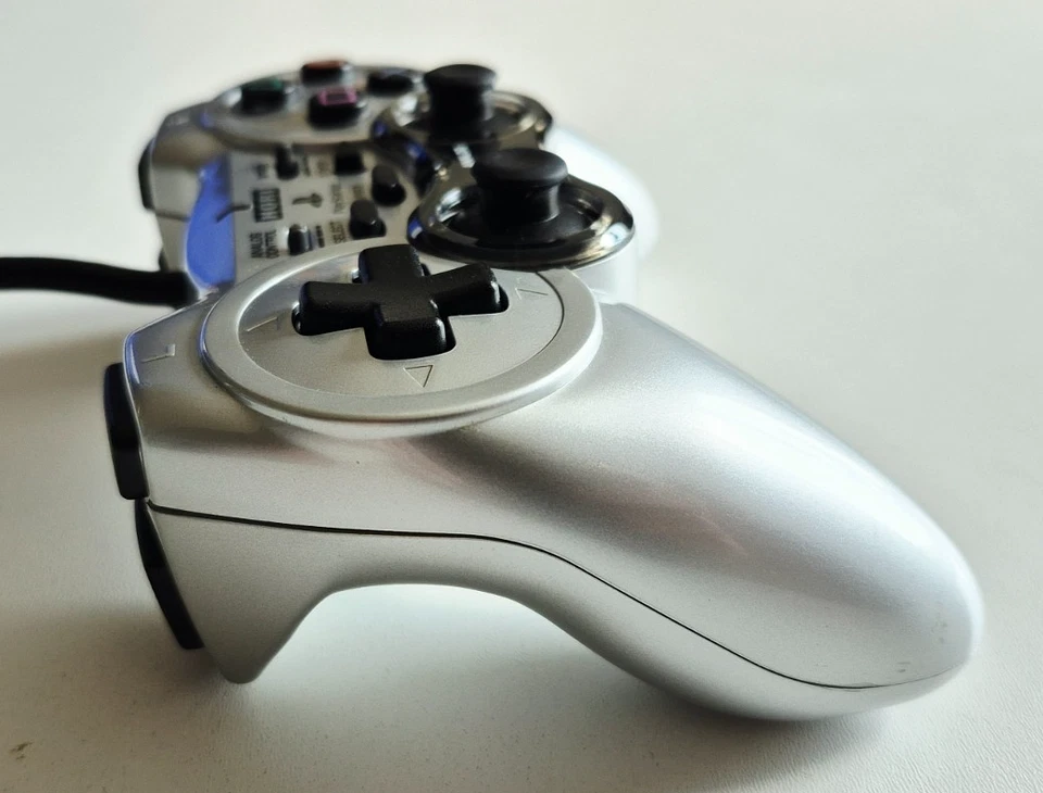 Manette HORI Pad II Turbo Grise Pour PlayStation 2 PS2 - Photo 2/4