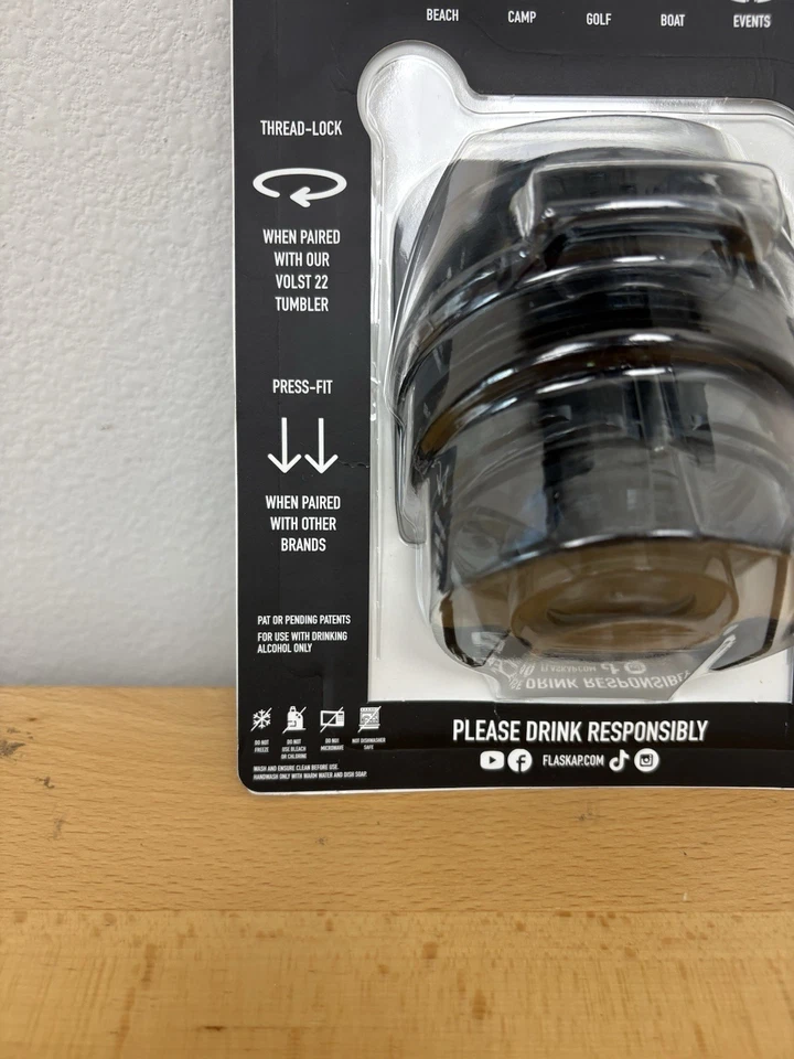 Крышка тамблера FlasKap The Madic 6 совместима с изолированными тамблерами Press-Fit 20 унций - Изображение 3 из 4