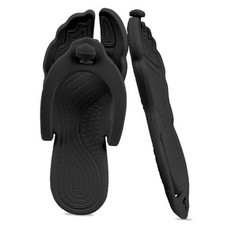 Flip Flops for Women Men Travel Slippers 7-8 Women/5.5-6 Men 1pack-black