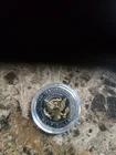 Black RUTHENIUM 2023 JFK Half Dollar U.S. Coin;  2-SIDED 24K Gold - merrick MINT