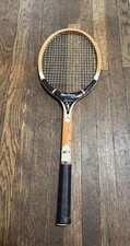 Vintage MacGregor Speedwood Wooden Tennis Racquet with Fibre Welded Throat