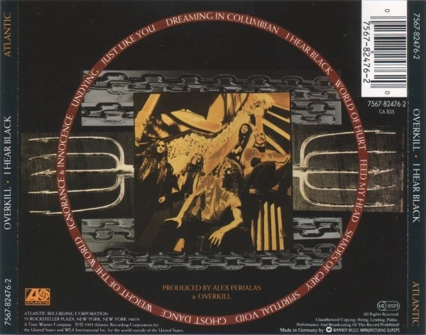 Overkill I Hear Black CD Album RP 021 - Bild 2 von 4