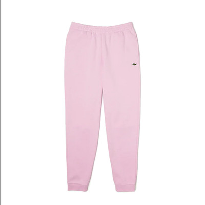 Men's Lacoste Pink Tapered Fit Fleece Trackpants