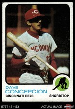 1973 Topps #554 Dave Concepcion Reds 3 - VG