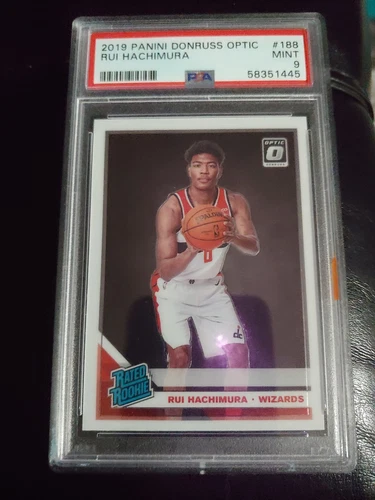 2019 Panini Donruss Optic Rui Hachimura Rated Rookie PSA 9 Mint #188