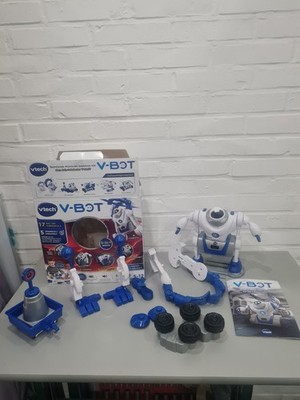 V-Tech V-bot Roboter Für Kinder 5 In 1 18 Bauteile Neuwertig Elektrisch