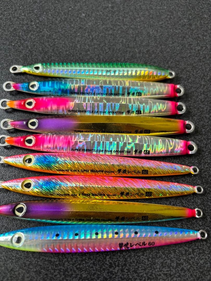 Gekito Jig 60g-95g Un, Urethane Coated, Revell Aero, Uarked Mix - Image 3