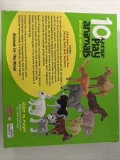 Beverly Hills Doll Collection Farm Animal Toys Set of 10, Moveable animal (new)