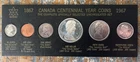 1867-1967 Canada Silver Centennial Year Uncirculated Set