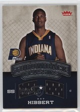 2008-09 Fleer Throwback Classics Memorabilia Roy Hibbert #NBA-RH 1n6x