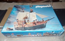 Playmobil - Bateau Pirates 3750 , vintage - bateau 3550