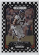 2023 Panini Prizm Black & White Checker Prizm Lil'Jordan Humphrey #90 0nr3