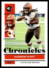 2021 Panini Chronicles Kareem Hunt Cleveland Browns #24