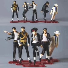 Michael Jackson Thriller Music 5pc Moonwalk Action Figure Model TOY Memorabilia