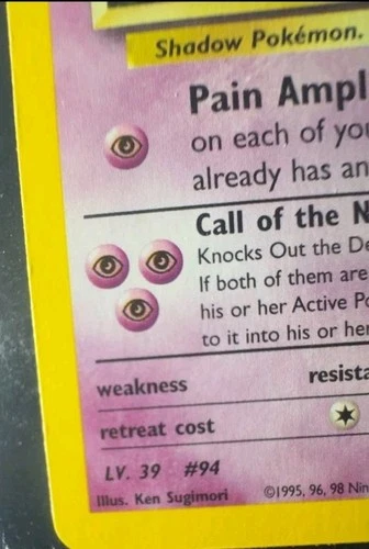 Pokémon TCG Sabrina's Gengar Holo Rare Card 14/132 PSA 6 Gym Heroes with Swirl