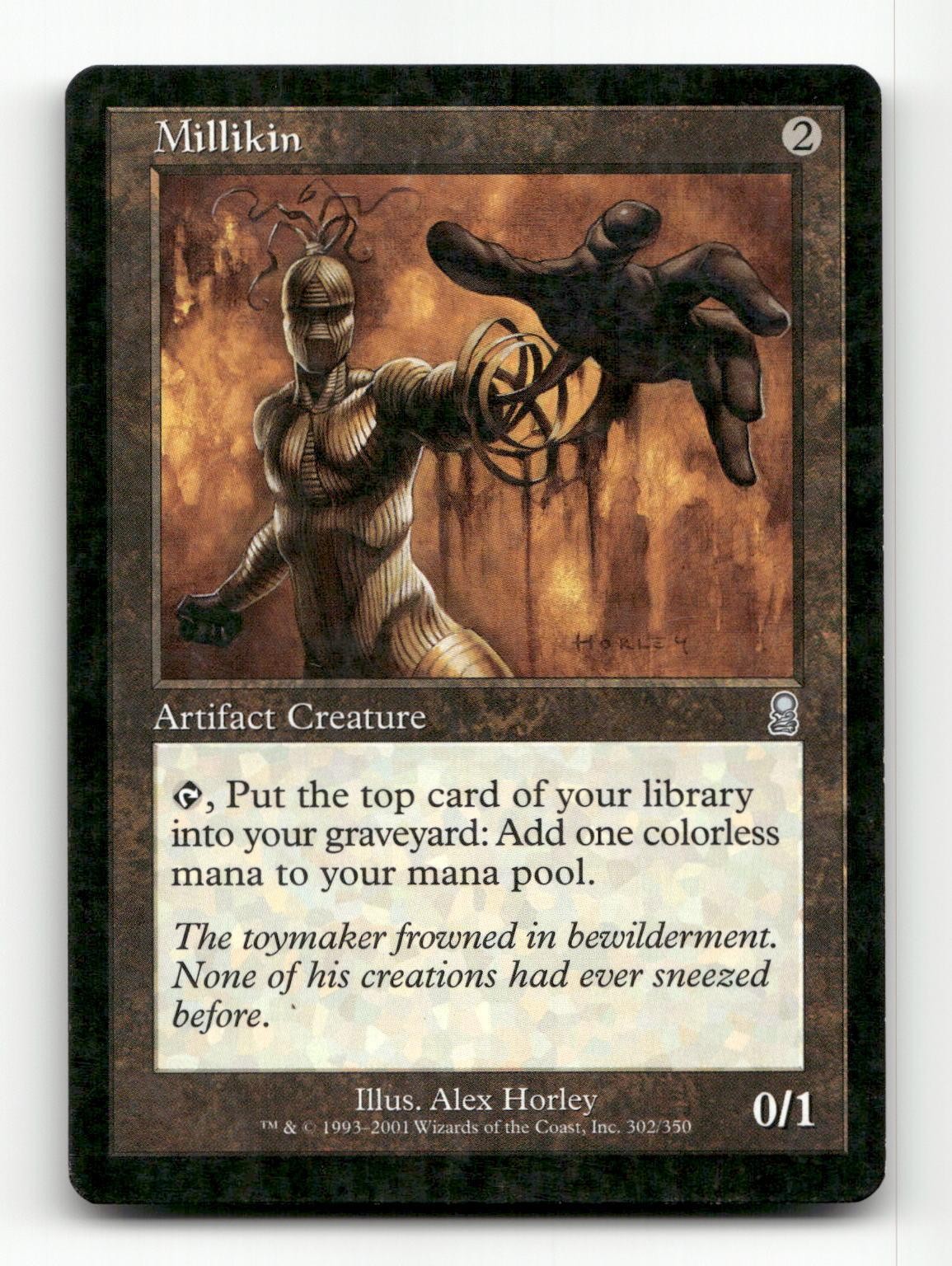 Millikin 302 Uncommon Odyssey Magic: The Gathering Moderately Played
