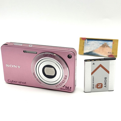 Sony Cyber-Shot DSC-W350 Pink Compact Digital Camera Used Sharp
