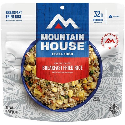 Mountain House Breakfast Fried Rice w/ Turkey Sausage One Color, Pouch