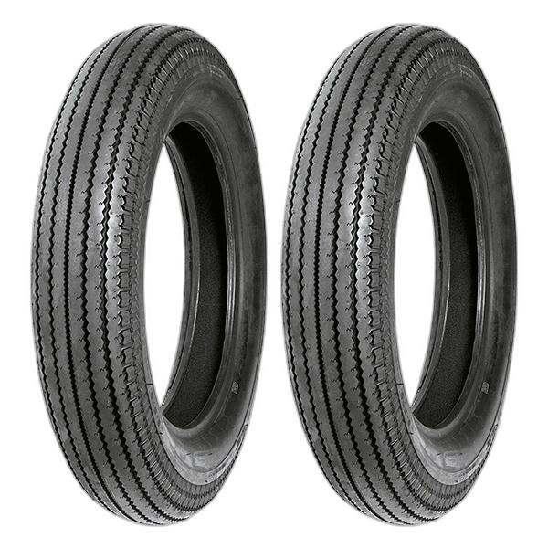 TYRE PAIR SHINKO 4.00-18 64H + 4.50-18 70H E-270