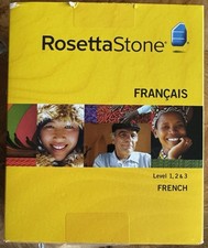 Rosetta Stone French Levels 1-3 Audio Companion CD Set USB Headset Version 3 NEW