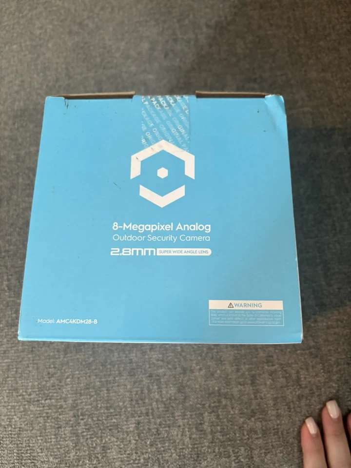 AMCREST AMC4KDM28-B-V3 Outdoor Analog Security Dome Camera 2.8mm 8MP 4K UltraHD - Image 2 of 4