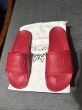 MCM Red Slides Size 13