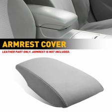 Car Center Lid Console Armrest Cover Leather For Gray 2007-2011 Toyota Camry