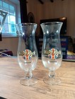 2 x Hard Rock Hotel London Hurricane 26oz Cocktail Glass Rare Discontinued retro