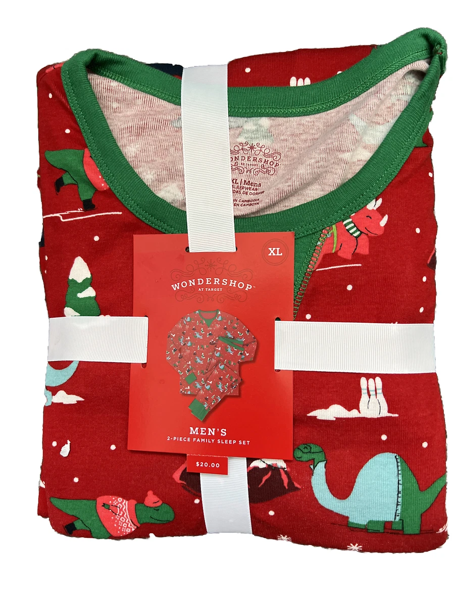 Wondershop Target Men s XL Family Pajama Sleep Set 2 pc Dinosaurs