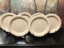 6 MIKASA Color Complements ULTRA SUEDE Dinner Plates MINT Japan 10.75" RARE 1978