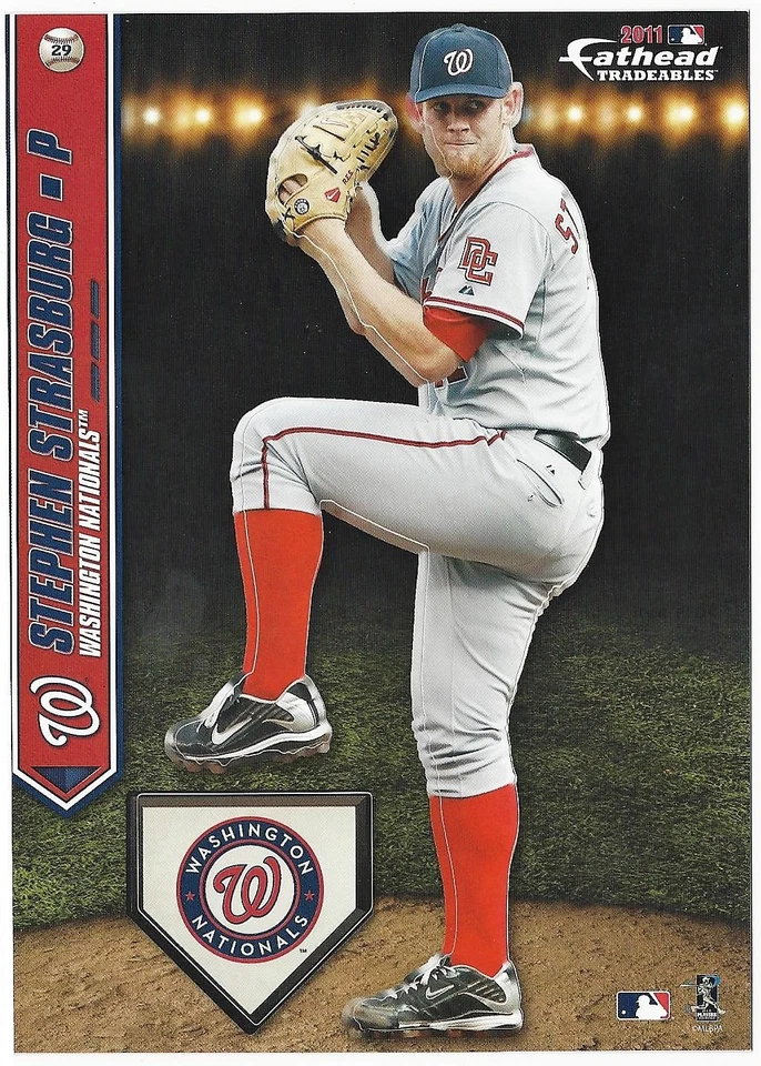 JORDAN ZIMMERMANN FATHEAD INTERCAMBIABLES LOGOTIPO DE LOS NACIONALES DE WASHINGTON PEGATINA 2014 #18 Foto 2 de 3