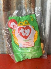 Teenie Beanie Baby 3 McDonald's Happy Meal Toy  Twigs  the Giraffe 1998 SEALED