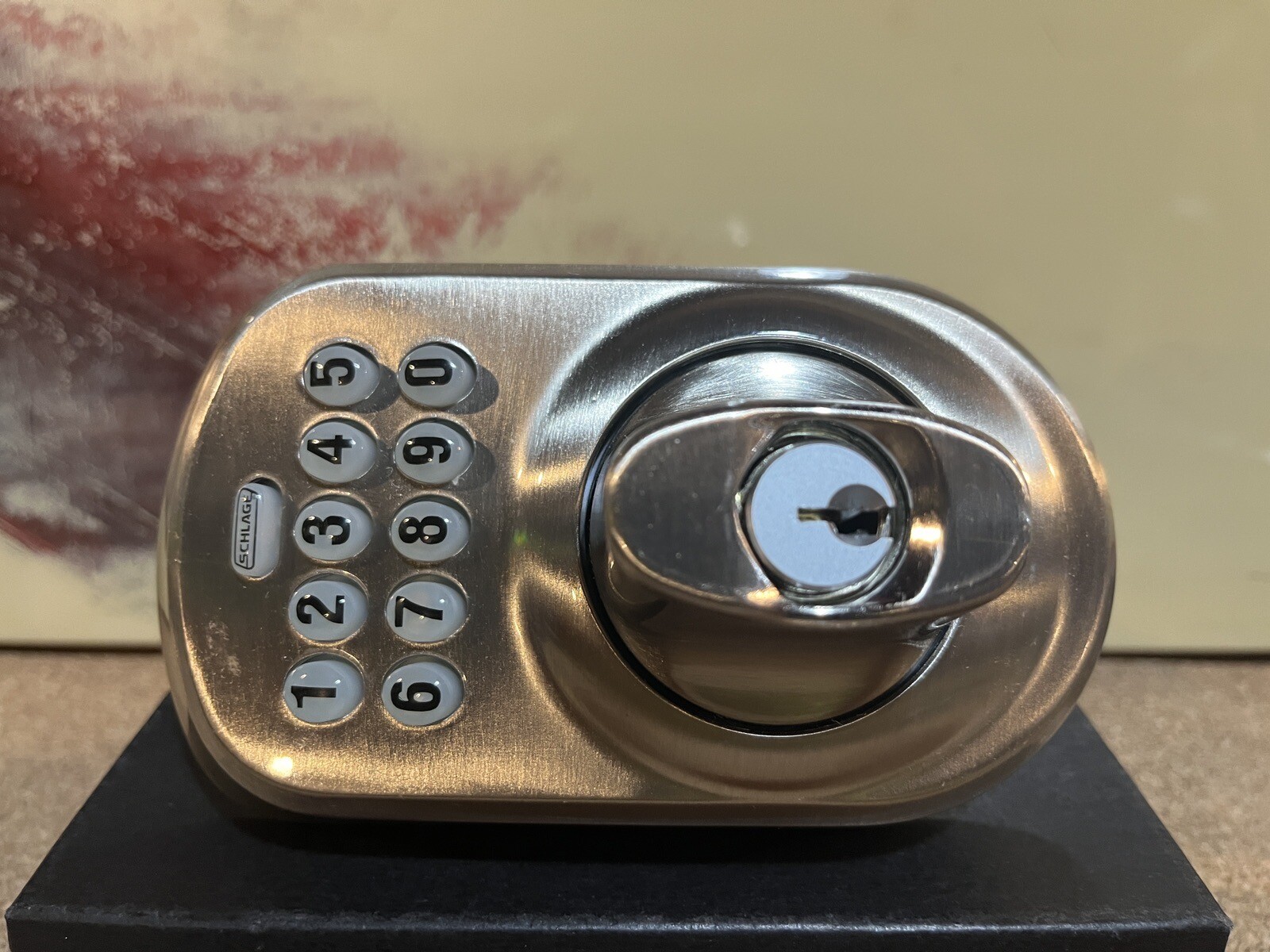 Schlage BE365 PLY 619 Plymouth Keypad Deadbolt, Electronic Keyless